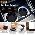 Leopard Car Trash Can with Lid & Coasters | 2 Gallon Leak-Proof Hanging Garbage Bin for Back Seat | Waterproof Storage Organizer & Cooler Bag for Road Trips, SUVs & Family Travel