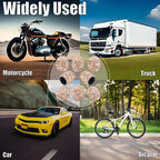 8PCS Bling Crystal Diamond Tire Stem Valve Caps, Dustproof Car Wheel Tire Valve Caps Universal Tire Valve Stem Covers for Cars, SUV, Trucks, Bikes, Motorcycles, Bicycles (Rose Gold)