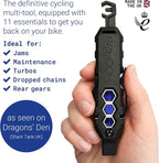 PLUS - Lightweight Bike Multi Tool for Cyclists. Includes Tyre Levers, Spoke Keys, Chain Tool, Wrench, Hex, Screwdriver