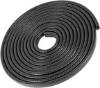 64Ft(20M) Universal Rubber U Shape Edge Trim Car Door Protector Edge Guards Rubber Seal Protector for Most Car Rucks SUV Installation, No Glue Required, Black