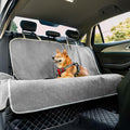 Dog Car Seat Cover for Back Seat, Back Seat Pet Cover for Dogs Waterproof, Scratchproof Dog Backseat Cover, Non-Slip Bench Car Seat Protector, Universal Fit Most Cars, SUVs, Trucks, Grey