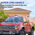 62'' Car Wash Brush Kit with Long Handle, Chenille Microfiber Car Wash Mop Mitt Scratch-Free Car Detailing Cleaning Brush Care Kit Car Cleaning Supplies for Cars RV Truck Boat