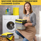 80 Pcs Microfiber Towels:16"x16" Microfiber Drying Towels Bulk Micro Fiber Car Cleaning Cloth for Cars Drying Washing Polishing Office Windows Cleaning Household Supplies (Gray,Yellow)