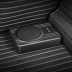 8" 400W Underseat Car Subwoofer, Slim Powered Car Subwoofers Under The Seat, Low Profile Audio Sub Built-in Amplifier, High/Low Level Input & Volume Controller for SUVs, Car, Truck, RV