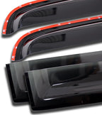 WV-156i-2 in-Channel Window Visor Deflector Rain Guard Dark Smoke 4-pc Set, Compatible with 1997-2001 Mercury Mountaineer