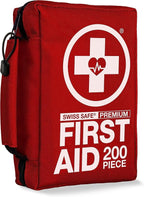 2-in-1 First Aid Kit for Car, Travel & Home, Businesses - Bonus Mini Kit for Medical Emergency Aid, Survival, Camping - 200 Pcs, Medium FAK