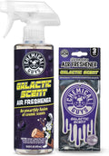 Galactic Scent Air Freshener and Odor Eliminator, 16 fl oz with 3 Pack of Hanging Air Fresheners (Great for Cars, Trucks, SUVs, RVs, Home, Office, Dorm Room & More) - HOL460