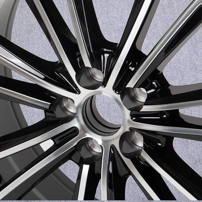 New 17x7" 17 Inch Premium Aluminum Alloy Wheel Rim Compatible with Toyota Corolla 2014-2016 | OEM Design, Alloy Replacement Wheel, Super Duty Car Rims Replacement - OE Stock Specs, Gloss Black