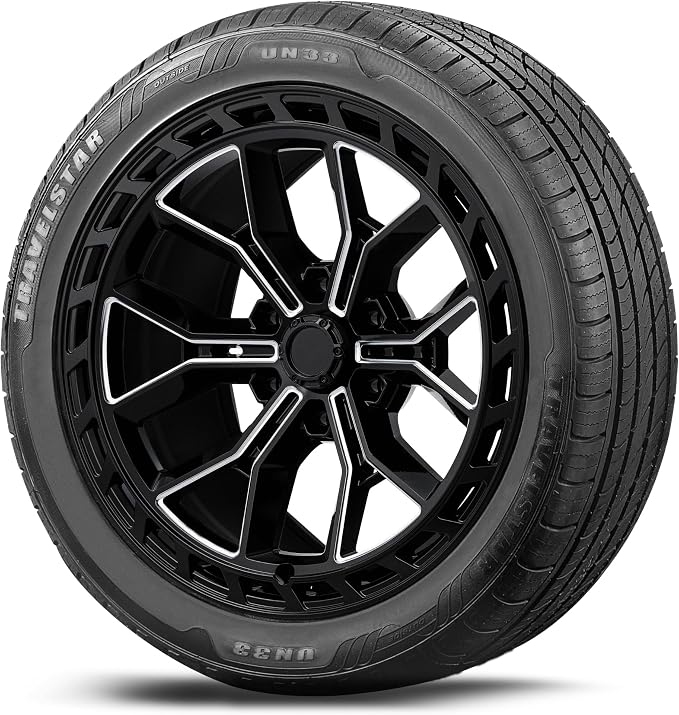 Set of 2 (Two) UN33 235/55R18 100V High Performance All Season Passenger Tire 235/55/18 HP Radial Mud Snow Car Tires -Includes Three-year Road Hazard Warranty (Tire Only)