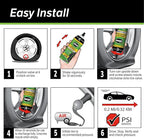 50165 Flat Tire Puncture Repair, Smart Spair Plus, Emergency Kit for Car Tires, Includes Sealant and Tire Inflator Pump, Suitable for Cars and Other Highway Vehicles, 12 Min Fix