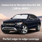 Windshield Sunshade Compatible for Mercedes Benz GLC300 2016-2020 2021 2022, Sun Visor for Front Windshield & Window Sun Shade Cover, UV Heat Blocker & Protector, Car Accessories