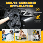 2-Pack Double-Twist Pile Microfiber Towels for Cars 1300 GSM Car Drying Towels (15.75" x 15.75") Ultra Absorbent Microfiber Towel, Streak-Free & Scratch-Free Car Cleaning Supplies with Edgeless Design