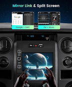 8Core 4G 64G Radio for Ford F150 F250 F350 Fusion Edge Explorer Expedition Car Stereo,7inch 1080P HD IPS Touchscreen,5.0 Bluetooth,Wireless Carplay Android Auto,DSP GPS WiFi FM/RDS AHD Backup Camera