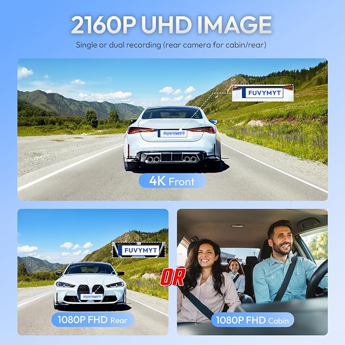 Single Channel 4K Dash Cam for Audi A6 2025(with ADAS), 55 TFSI Quattro Remium, Avant, Hybrid, Sportback,OEM-Style,Loop Recording,Easy Installation,WiFi & App,64G Card