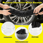 2 Pack Car Drying Towel, 1200GSM Microfiber Towels for Cars | 24 x 48 Inch & 12 x 12 Inch Super Absorbent Detailing Towels Dual Sided Streak-Free Twisted Loop for Auto SUV Truck Boat Home