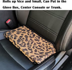 Car Seat Cover Protector Front Seats,for Gym Workout,Running,Swimming,Beach and Hiking,Waterproof Sweat Towel Bucket Seat Covers for Cars SUV Trucks (Leopard, 2Pcs)
