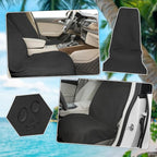 Car Seat Towel Cover After Gym, Car Seat Cover Towel – Sweatproof, Washable, Non-Slip Cover for Cars, SUVs (2 Pack, Black)
