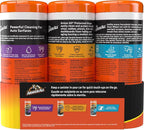 Car Interior Value Pack, 90 Count, Includes Auto Glass Cleaner, Cleaning Wipes and Protectant Wipes