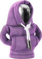 Gear Shift Hoodie, Universal Car Shift Knob Cover, Mini Hoodie for Shifter, Automotive Interior Cute Gadgets Car Accessories and Decorations Purple