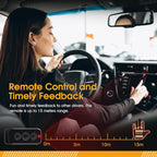 Car Accessories for Men, Car Finger Light with Remote - Give The Bird & Wave & Love to Drivers - Truck Accessories, Finger Flicker LED Hand Gesture Signs, Ideal Gift for Men and Women