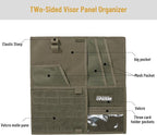 EXCELLENT ELITE SPANKER Tactical Visor Panel Organizer for Pickup F150 Large Molle Vehicle Sun Visor Holder Car Sunshade Storage Pouch