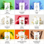 12 Pcs Rose Scented Sachets Long Lasting Room Air Freshener Odor Deodorizer Eliminating for Home Drawer Closet Clothes Storage