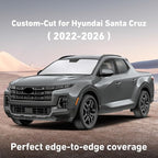 Windshield Sunshade Compatible for Hyundai Santa Cruz 2022-2024 2025 2026, Sun Visor for Front Windshield & Window Sun Shade Cover, UV Heat Blocker & Protector, Car Accessories