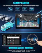 Car Stereo for Hyundai Elantra 2012-2013 9 Inch Car Radio with Bluetooth FM/RDS Carplay Android Auto Mirror Link SWC Backup Camera