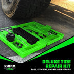 Rhino USA Tire Repair Kit (86-Piece) Professional Heavy Duty Tire Plug Kit to Fix Punctures & Patch Flats with Ease - Ultimate Tubeless Tire Repair Tools for Car, Motorcycle, ATV, UTV, RV and Trailer