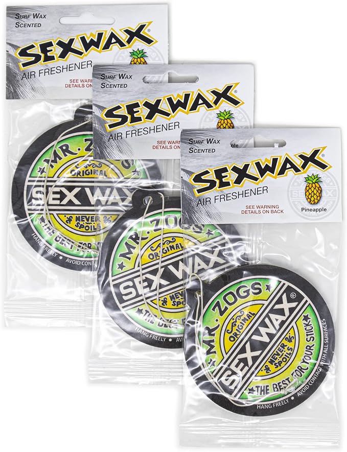 Sex Wax Air Freshener (3-Pack, Pineapple)