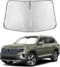 Windshield Sunshade Compatible for Volkswagen VW Atlas 2018-2023 2024 2025 2026, Sun Visor for Front Windshield & Window Sun Shade Cover, UV Heat Blocker & Protector, Car Accessories