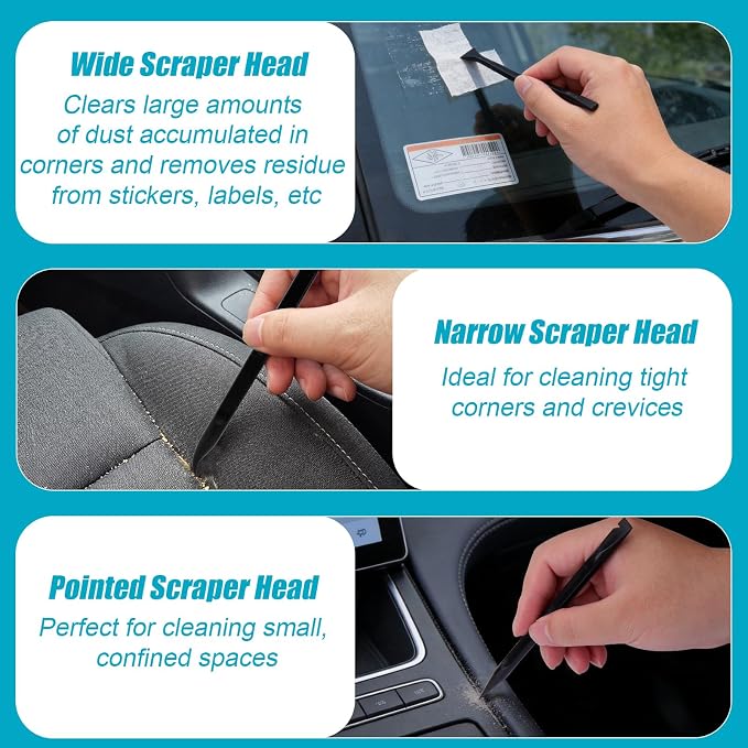 Car Detailing Kit Interior,Car Cleaning Interior Cleaner Brush Kit Tool,Car Care Detail & Clean Supplies Accessories Kits,Suitable for Auto,SUV,Truck,Sedan,Dashboard,Panel,10 Pcs Tools Sets