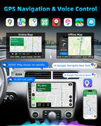 4+64GB Car Radio for Chevrolet Chevy Camaro 2010-2015: 9 Inch 1280 * 800 HD IPS Touchscreen GPS Navigation FM 5G WiFi Wireless Carplay Andriod Auto SWC Backup Camera