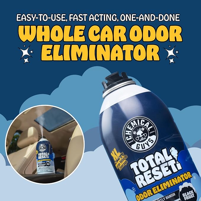 Odor Eliminating Fogger 3 Pack – Black Frost Scent, 3 Oz Each – Set-and-Forget System to Remove Smoke, Pet, Gym, and Food Odors in Cars, Trucks, SUVs
