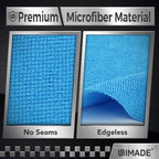Shop Towels, 100 Pack Commercial Grade Work Rags Microfiber Towels for Cars Cleaning Rags Bulk Detailing Cloth for Automotive Bar Mechanic Restaurant Garage Housekeeping, 11.5"x 11.5", Blue