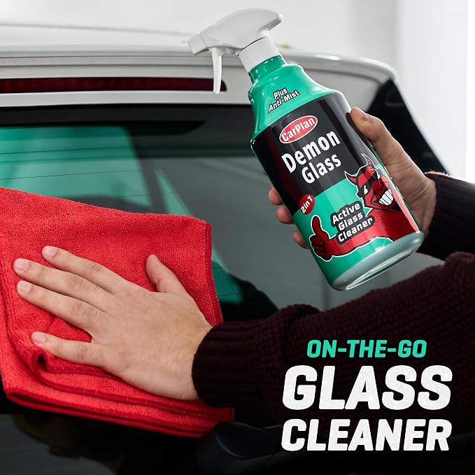 Demon Glass 34 fl Oz (1L) - Active Glass Cleaner