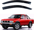 KPY Rain Guards Fit for 1987-1997 Nissan Pickup, Out-Channel Window Visors Vent Wind Deflectors 2PC, Truck Accessories for 1987-1990 Nissan Pathfinder