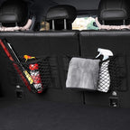 Universal Mesh Cargo Net Storage Net Wall Sticker Organizer Pouch Bag Storage Mesh Net for Car Trunk Storage Add On Organizers for Car Truck (15" x 9.5"(4 Packs))