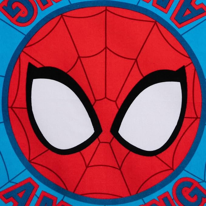 Store Official Spider-Man Beach Towel with Amazin Spidey Screen Art on Topside - Measures 29" x 58" - Soft & Absorbent for Pool or Beach - Gift & Bath Towels for Kids Who Love Spider-Man