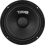 PRO-GM6.4 Loudspeaker - 6.5", Midrange, Black Steel Basket, 480W Max, 140W RMS, 4 Ohms - Premium Quality Audio Door Speakers for Car or Truck Stereo Sound System (1 Speaker)