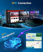 2+64G Car Stereo for Honda Civic 2012 2013 2014 2015 Wireless Carplay & Android Auto, 9 Inch Touch Screen Car Radio for Civic Bluetooth GPS Navigation DSP WiFi FM SWC for Honda Civic Radio