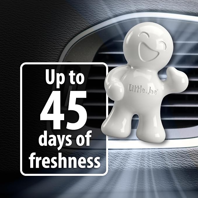 Little Joe 96401 New Car Scent Car Air Freshener Vent Clip, Fights Odors for up to 45 Days, Long-Lasting Freshness, Cute Car Odor Eliminator, Pack of 1