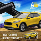 Extra Durable Window Deflectors Tape-On Window Visors Rain Guards Fit for Ford Escape 2020-2026, Sun Visors, Wind Vent for Shades, Exterior Car Accessories - 4pcs. AG0174