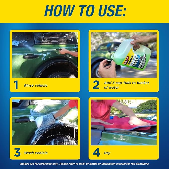 620191 Foaming Car Wash - 100 fl oz. High-Foaming, Concentrated Formula For Greater Cleaning Action, Safely Lifting Dirt, Grime And Residues For An Exceptional Clean 100 Fl Oz (Pack of 4)