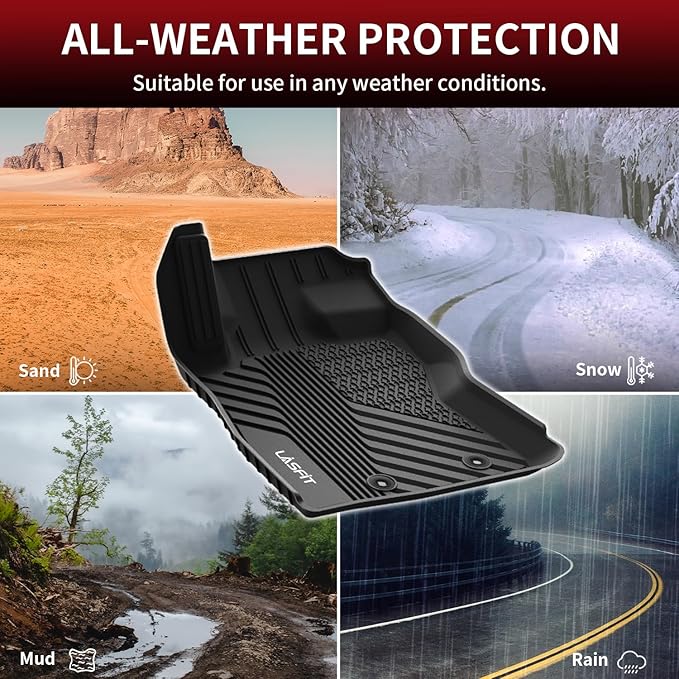 All Weather Floor Mats for Subaru Crosstrek & Impreza 2026 2025 2024 (Non Crosstrek Hybrid), Custom Fit All Season TPE Guard Durable Floor Liners for Subaru Crosstrek & Impreza Car Accessories
