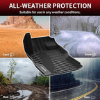 All Weather Floor Mats for Subaru Crosstrek & Impreza 2026 2025 2024 (Non Crosstrek Hybrid), Custom Fit All Season TPE Guard Durable Floor Liners for Subaru Crosstrek & Impreza Car Accessories