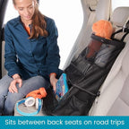 Car Storage Organizer – 3-Bin Hanging Organizer for SUV Trunk or Car Seat | Multipurpose Car Organizer Holds Driving Essentials, Kids Trip Needs or Emergency and Cleaning Supplies