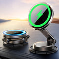 All-Metal MagSafe Car Mount Charger, 15W Mini Magsafe Car Charger for Dashboard, Wireless Car Charger for iPhone 17 Pro Max Plus/iPhone 16 15 14 13 12 Pro Max Plus, Dark Blue