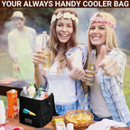 Car Trash Can [Touring Edition] - Removable Liner - 100% Leakproof, Odor Control Lid, Hanging Garbage Bin for SUV, Truck, Car (2 Gal, Black)