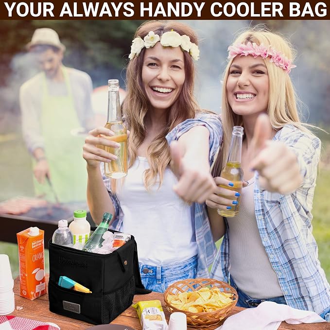 Car Trash Can [Touring Edition] - Removable Liner - 100% Leakproof, Odor Control Lid, Hanging Garbage Bin for SUV, Truck, Car (2 Gal, Black)